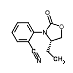 CAS#: 572923-15-0, 2-[(4S)-4-Ethyl-2-Oxo-1,3-Oxazolidin-3-Yl]Benzonitrile