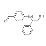 CAS 登录号：572923-25-2， 4-{[(1S)-2-羟基-1-苯基乙基]氨基}苯甲醛