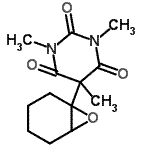 CAS#: 57304-98-0, 1,3,5-Trimethyl-5-(7-Oxabicyclo[4.1.0]Hept-1-Yl)-2,4,6(1H,3H,5H)-Pyrimidinetrione