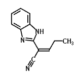 CAS#: 57320-04-4, (2Z)-2-(1H-Benzimidazol-2-Yl)-2-Pentenenitrile