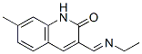 CAS#: 573974-93-3, 3-[(Ethylimino)Methyl]-7-Methyl-2(1H)-Quinolinone