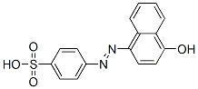CAS 登录号：574-69-6， 4-[(1-羟基-4-萘基)偶氮]苯磺酸