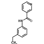 CAS 登录号：574010-87-0， N-(3-乙基苯基)烟酰胺