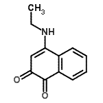 CAS 登录号：57404-52-1， 4-(乙基氨基)-1,2-萘二酮