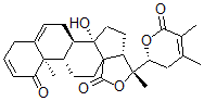 CAS 登录号：57423-72-0， (22R)-14,20,22-三羟基-1-氧代麦角甾-2,5,24-三烯-18,26-二酸 18,20:26,22-二内酯