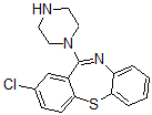 CAS 登录号：5747-63-7， 4-(2-氯二苯并(bf)(1,4)硫氮杂卓-11-基)哌嗪