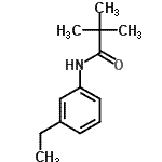 CAS 登录号：574720-81-3， N-(3-乙基苯基)-2,2-二甲基丙酰胺