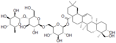 CAS 登录号：57539-70-5， 白头翁甙 C
