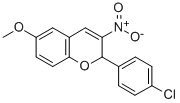 CAS#: 57544-20-4, 2-(4-Chlorophenyl)-6-Methoxy-3-Nitro-2H-1-Benzopyran