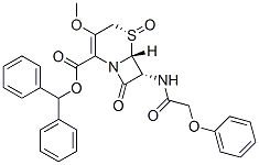 CAS#: 57562-02-4, Diphenylmethyl [5S-(5alpha,6beta,7alpha)]-3-Methoxy-8-Oxo-7-(Phenoxyacetamido)-5-Thia-1-Azabicyclo[4.2.0]Oct-2-Ene-2-Carboxylate 5-Oxide