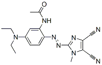 CAS#: 57563-07-2, N-[2-[(4,5-Dicyano-1-Methyl-1H-Imidazol-2-Yl)Azo]-5-(Diethylamino)Phenyl]-Acetamide