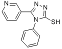 CAS 登录号：57600-03-0， 4-苯基-5-吡啶-3-基-4H-[1,2,4]三唑-3-硫醇