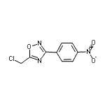 CAS#: 57611-19-5, 5-(Chloromethyl)-3-(4-Nitrophenyl)-1,2,4-Oxadiazole