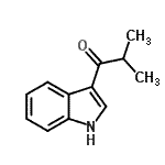 CAS 登录号：57642-07-6， 1-(1H-吲哚-3-基)-2-甲基-1-丙酮