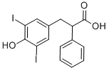 CAS 登录号:577-91-3, 碘阿芬酸