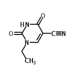 CAS#: 57712-57-9, 1-Ethyl-2,4-Dioxo-1,2,3,4-Tetrahydro-5-Pyrimidinecarbonitrile
