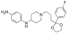 CAS#: 57718-48-6, N-[1-[3-[2-(4-Fluorophenyl)-1,3-Dioxolan-2-Yl]Propyl]Piperidin-4-Yl]Benzene-1,4-Diamine