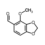 CAS#: 5779-99-7, 4-Methoxy-1,3-Benzodioxole-5-Carbaldehyde