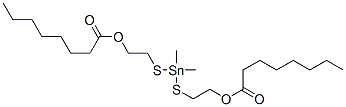 CAS 登录号：57813-60-2， (二甲基锡烷亚基)二(硫代乙烷-1,2-二基)二辛酸酯