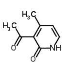 CAS 登录号：57839-80-2， 3-乙酰基-4-甲基-2(1H)-吡啶酮