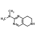 CAS 登录号：578713-43-6， N,N-二甲基-5,6,7,8-四氢吡啶并[4,3-d]嘧啶-2-胺