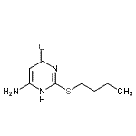CAS#: 57939-39-6, 6-Amino-2-(Butylsulfanyl)-4-Pyrimidinol