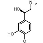CAS 登录号：5794-08-1， 4-[(1R)-2-氨基-1-羟基乙基]-1,2-苯二酚