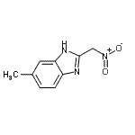 CAS 登录号：57966-07-1， 5-甲基-2-(硝基甲基)-1H-苯并咪唑