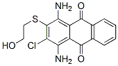 CAS 登录号：58065-21-7， 1,4-二氨基-2-氯-3-[(2-羟基乙基)硫代]-9,10-蒽二酮