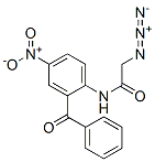 CAS 登录号：58077-08-0， 2-叠氮基-N-(2-苯甲酰基-4-硝基苯基)乙酰胺