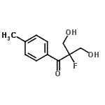 CAS 登录号：58089-67-1， 2-氟-3-羟基-2-(羟基甲基)-1-(4-甲基苯基)-1-丙酮