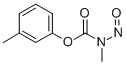 CAS 登录号：58139-35-8， 3-甲基苯基 N-亚硝基-N-甲基氨基甲酸酯