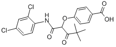 CAS 登录号：58161-93-6， 2-(4-羧基苯氧基)-2-特戊酰-2',4'-二氯乙酰苯胺
