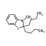 CAS#: 58177-03-0, 2,2-Dibutyl-3-Methyl-2,3-Dihydro-1,3-Benzothiazole