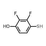 CAS#: 581793-29-5, 2,3-Difluoro-4-Sulfanylphenol