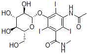 CAS#: 58199-95-4, 5-(Acetylamino)-3-(beta-D-Glucopyranosyloxy)-N-Methyl-2,4,6-Triiodobenzamide
