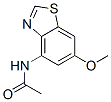 CAS 登录号：58249-71-1， N-(6-甲氧基-4-苯并噻唑基)-乙酰胺