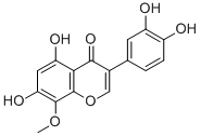 CAS 登录号：58262-89-8， 3-(3,4-二羟基苯基)-5,7-二羟基-8-甲氧基-4H-1-苯并吡喃-4-酮