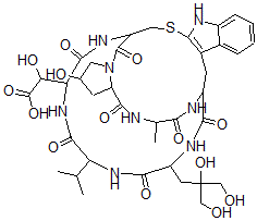 CAS 登录号：58286-46-7， 羧基一羟鬼笔毒肽