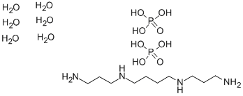 CAS 登录号：58298-97-8， 精胺磷酸盐六水合物