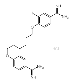 CAS#: 583-25-5, 4-[6-(4-Carbamimidoylphenoxy)Hexoxy]-3-Iodo-Benzenecarboximidamide