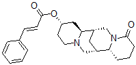 CAS 登录号：5835-04-1， 13alpha-肉桂酰氧基羽扇豆碱