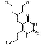 CAS 登录号：58371-00-9， 5-{[二(2-氯乙基)氨基]甲基}-6-丙基-2,4(1H,3H)-嘧啶二酮
