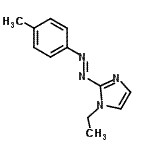 CAS 登录号：583879-19-0， 1-乙基-2-[(E)-(4-甲基苯基)偶氮]-1H-咪唑
