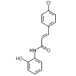 CAS#: 58420-63-6, (2E)-3-(4-Chlorophenyl)-N-(2-Hydroxyphenyl)Acrylamide