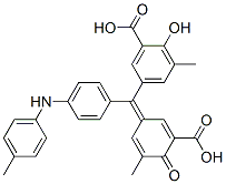 CAS#: 5852-33-5, 5-[(3-Carboxy-5-Methyl-4-Oxo-2,5-Cyclohexadien-1-Ylidene)[4-[(4-Tolyl)Amino]Phenyl]Methyl]-3-Methylsalicylic Acid