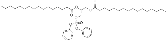 CAS 登录号：58530-78-2， 1,2-二棕榈酰-Sn-甘油-3-[二(苯基)磷酸酯]