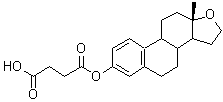CAS 登录号：58534-72-8， 4-氧代-4-{[17-氧代雌甾-1,3,5(10)-三烯-3-基]氧基}丁酸