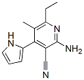 CAS#: 585551-21-9, 2-Amino-6-Ethyl-5-Methyl-4-(1H-Pyrrol-2-Yl)-3-Pyridinecarbonitrile