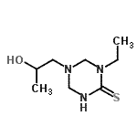 CAS 登录号：585566-40-1， 1-乙基-5-(2-羟基丙基)-1,3,5-三嗪烷-2-硫酮